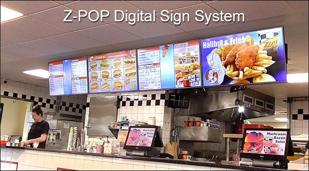 Z-POP Digital Sign